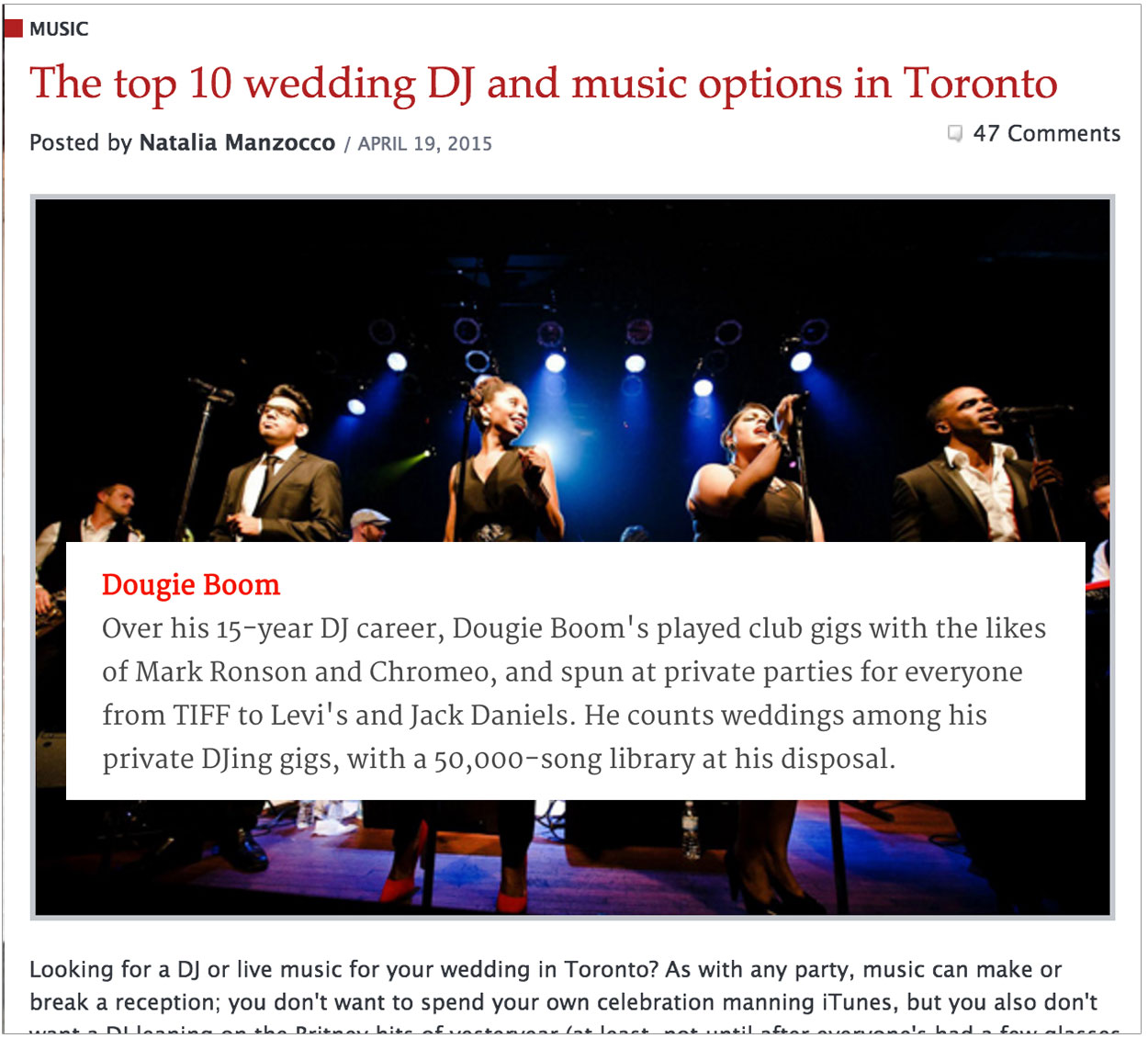 Top-10-Wedding-DJ-Dougie-Boom-Toronto